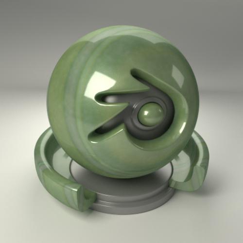 Cycles Greenstone Material preview image